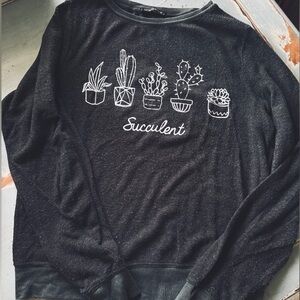 Wildfox Succulent Baggy Beach Jumper